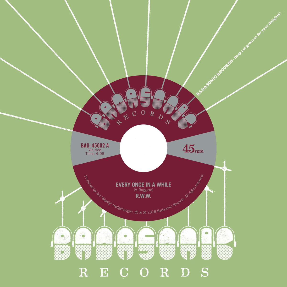 R.W.W. - Every Once In A While b/w Jesse James (7") Badasonic Records