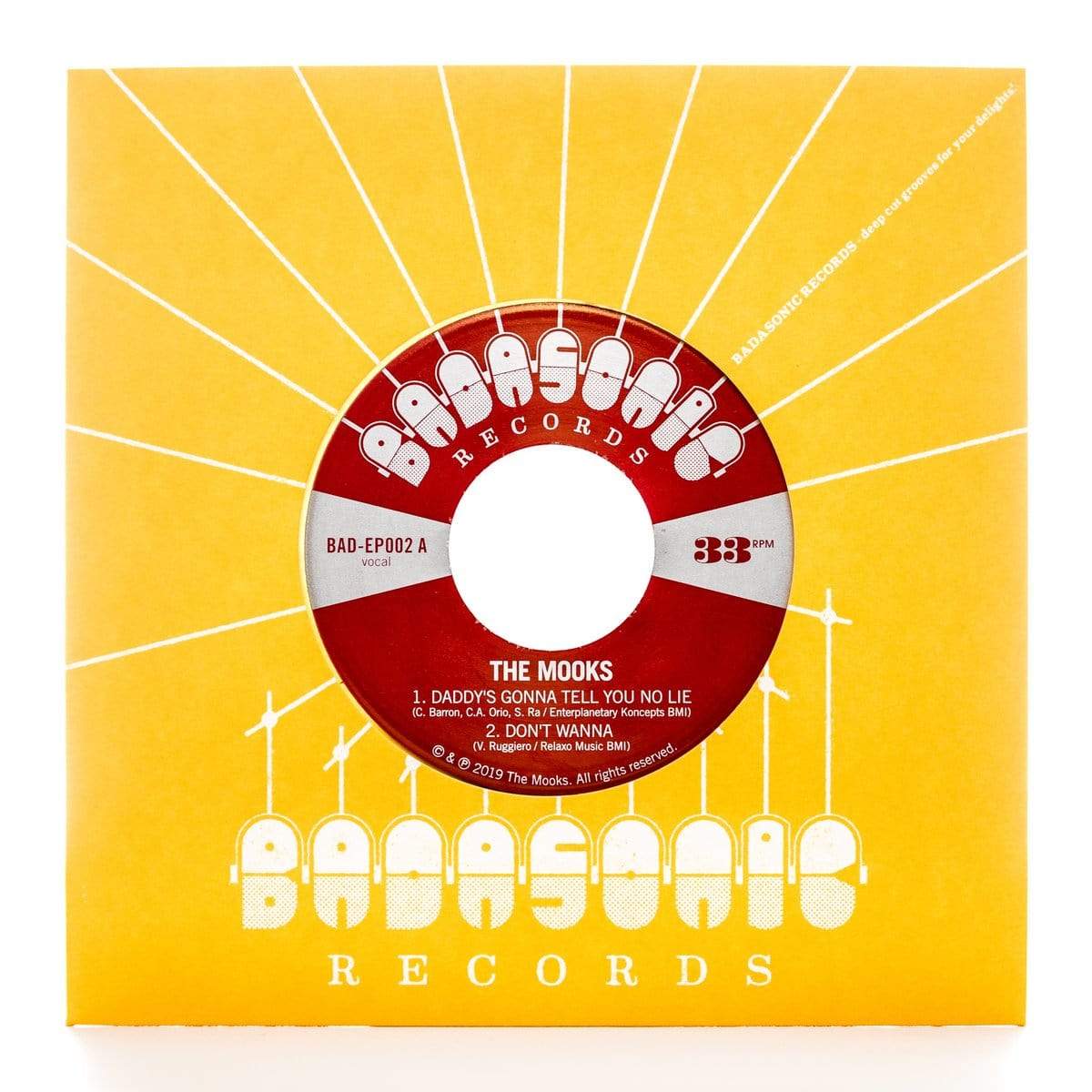 The Mooks - The Mooks EP (7") Badasonic Records