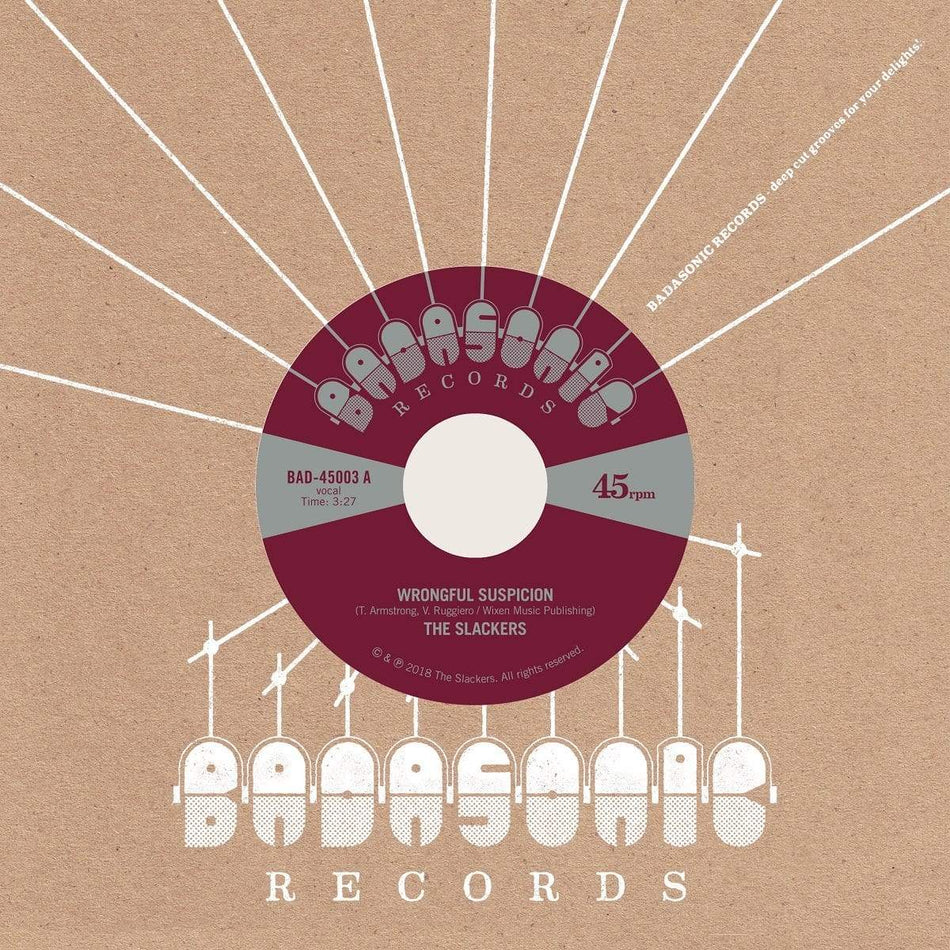 The Slackers - Wrongful Suspicion b/w The Noose (7") Badasonic Records