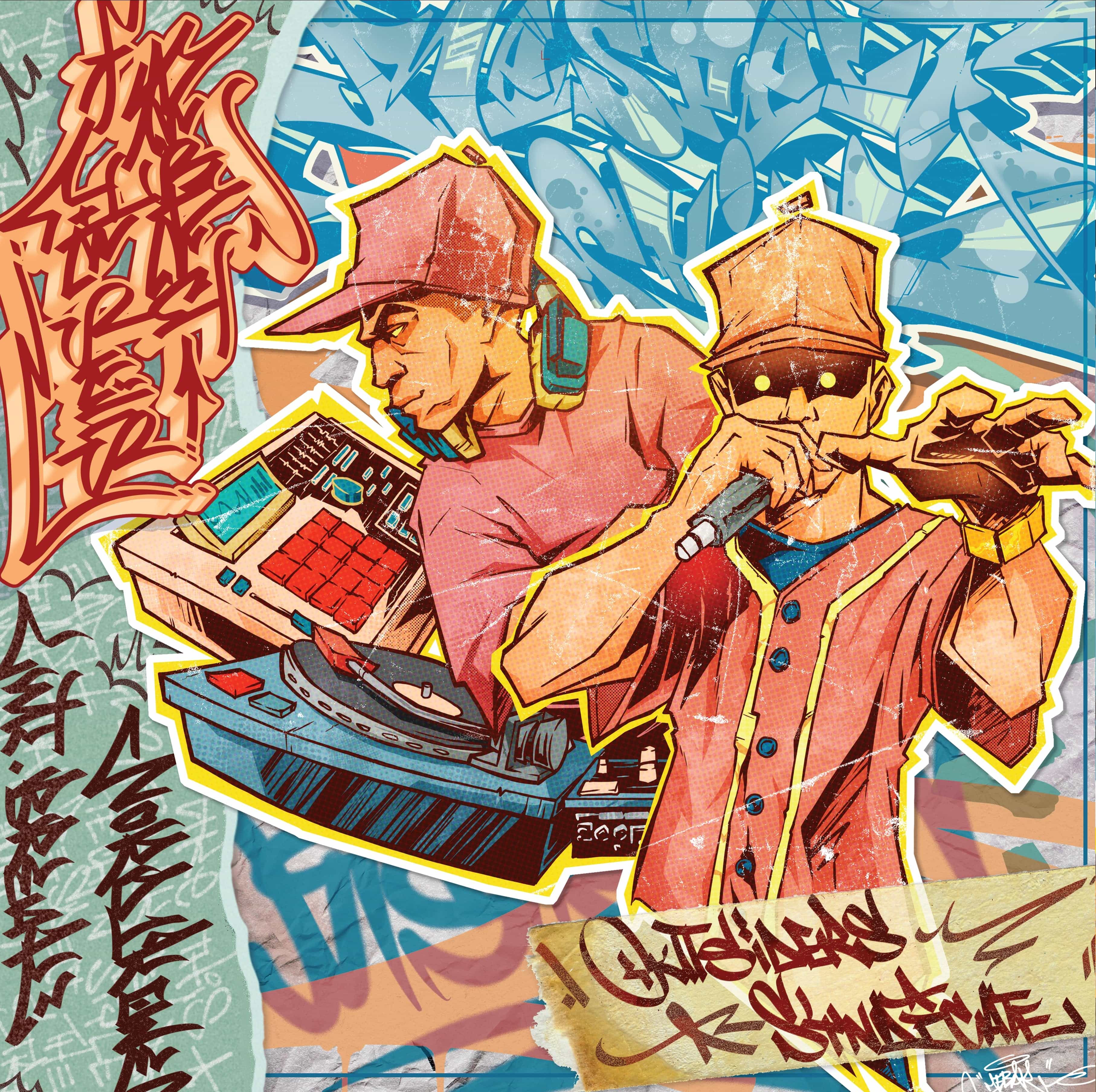 Nord1kone x LMT. Break - Respect The Skills (Baby Blue and Baby Pink 2XLP) Black Buffalo Records