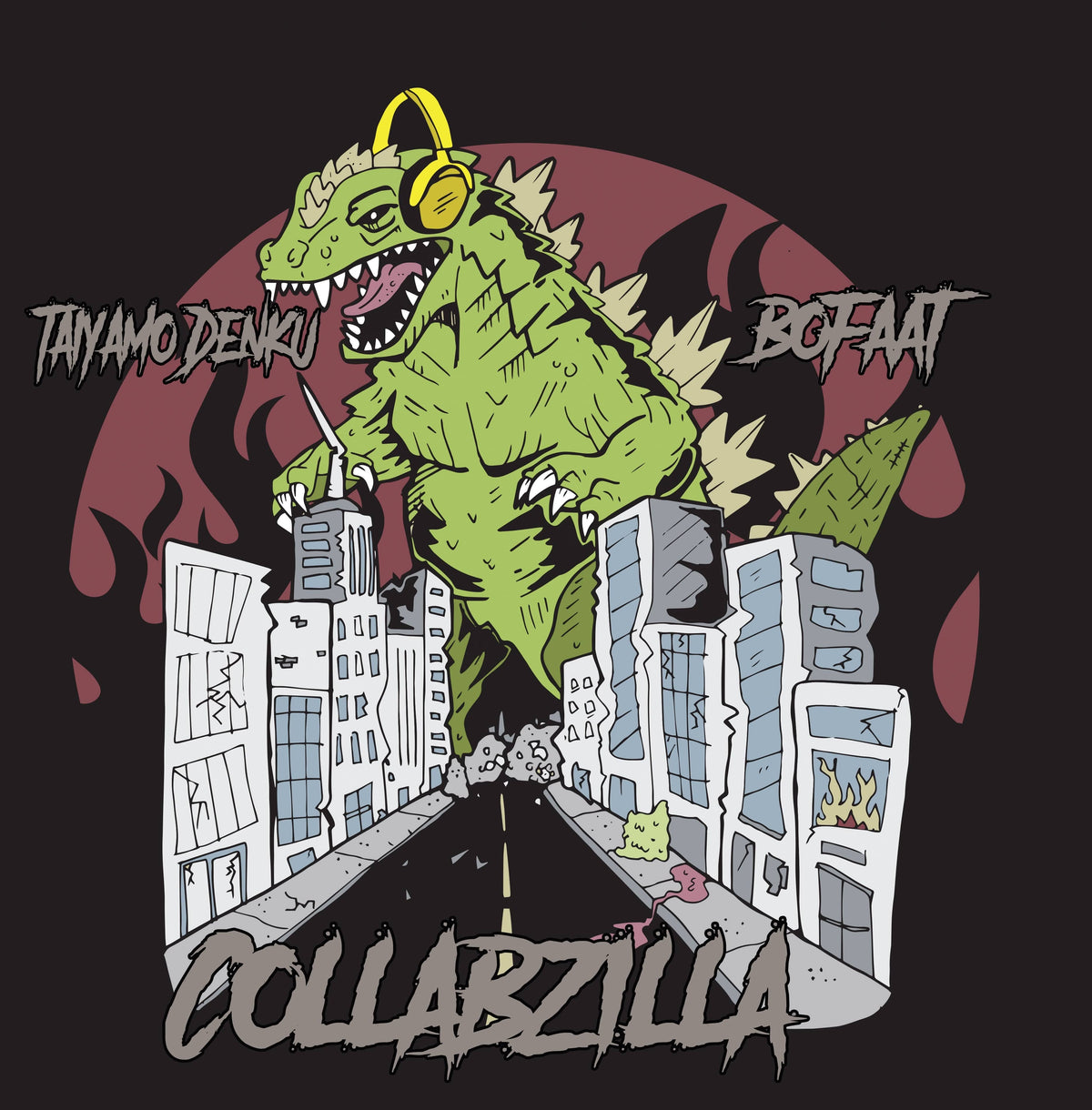 Taiyamo Denku x BoFaat - Collabzilla (LP) Black Buffalo Records