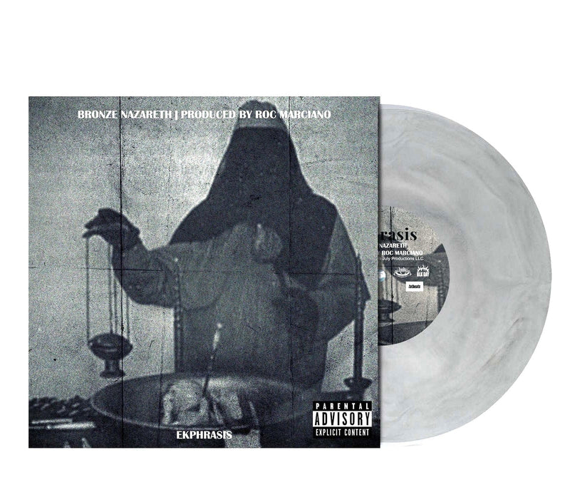 Bronze Nazareth & Roc Marciano - Ekphrasis (LP - Grey Marble Vinyl - Fat Beats Exclusive) Black Day In July Productions LLC