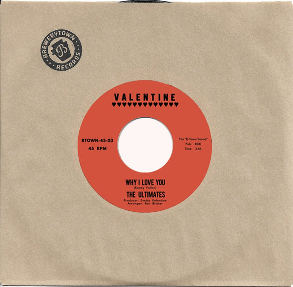 The Ultimates - Why I Love You / Gotta Get Out (7") Brewerytown Records