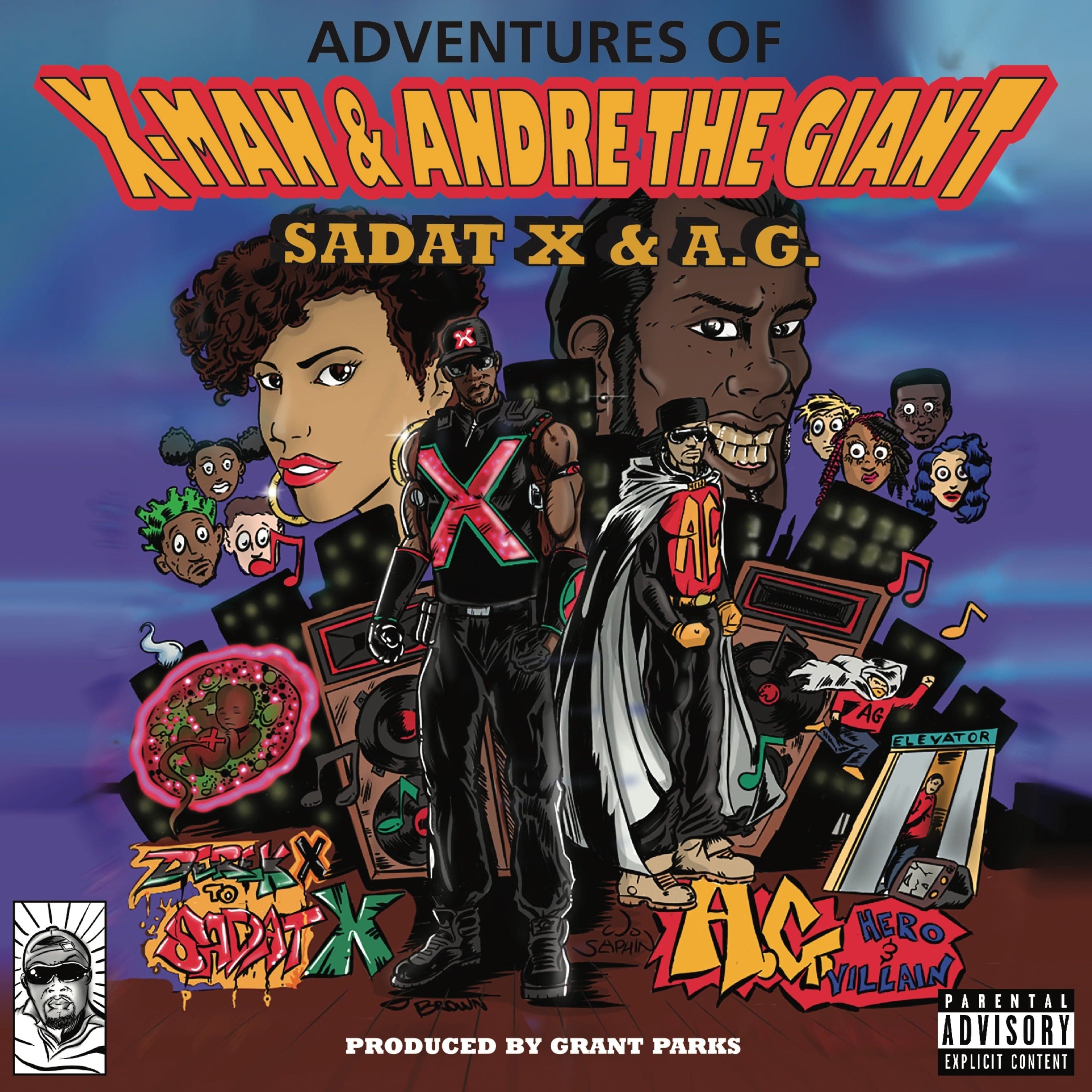 Sadat X & A.G. - Adventures of X-Man & Andre the Giant (7” w
