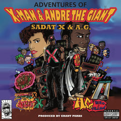 Sadat X & A.G. - Adventures of X-Man & Andre the Giant (7” w/ Comic + Poster) Coalmine Music