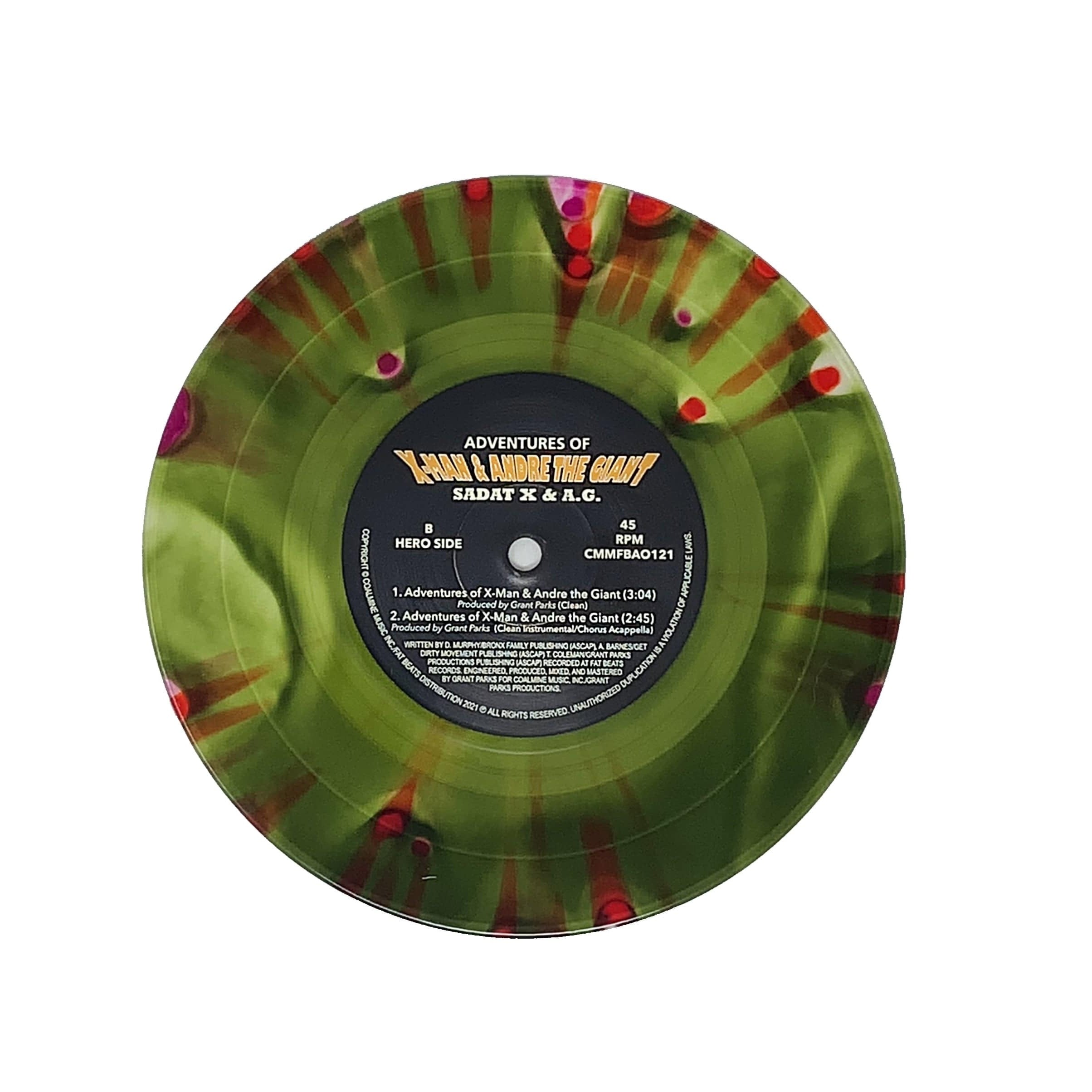 Sadat X & A.G. - Adventures of X-Man & Andre the Giant (7” w/ Comic + Poster) Coalmine Music