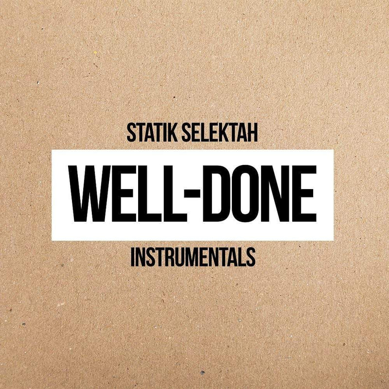 Statik Selektah - Well Done Instrumentals (2xLP - Clear Vinyl) DCide