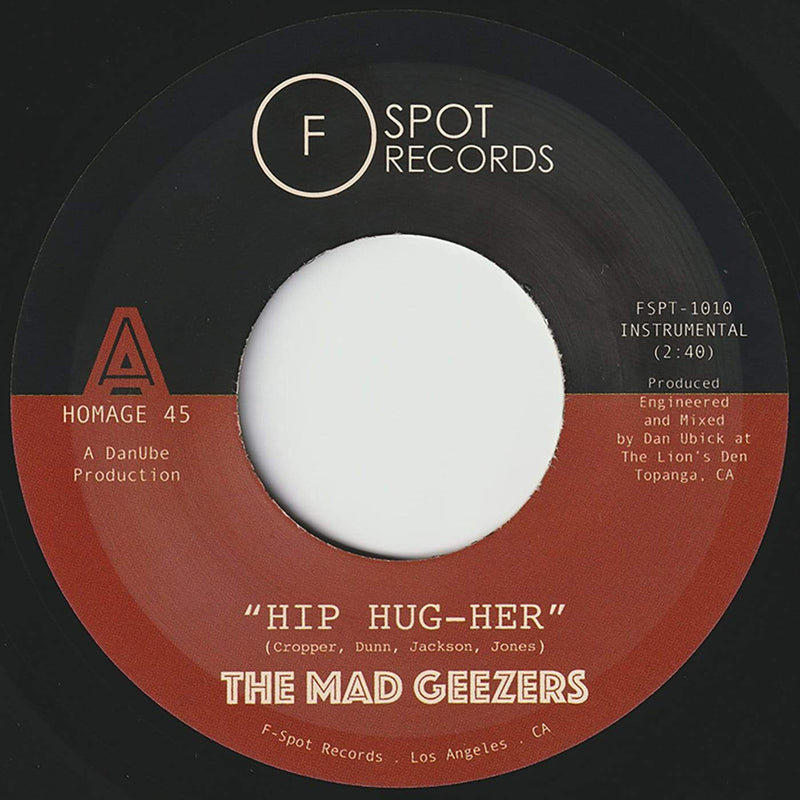The Mad Geezers - Hip-Hug-Her b/w Girl Of My Dreams (7") F-Spot Records