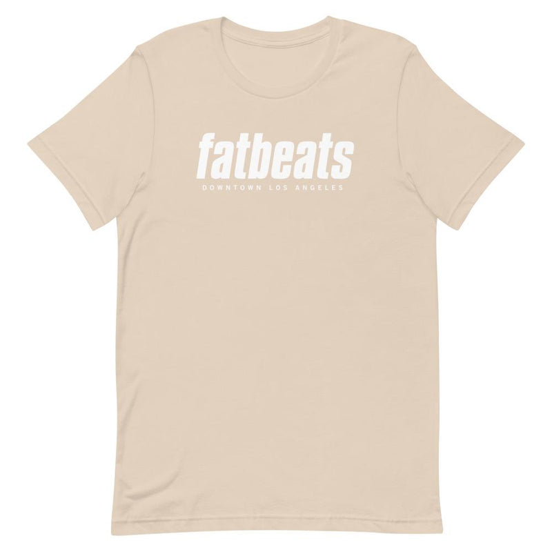 Fat Beats Basic Tee Soft Cream / S Fat Beats