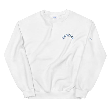Fat Beats Crew Neck Sweatshirt White / S Fat Beats