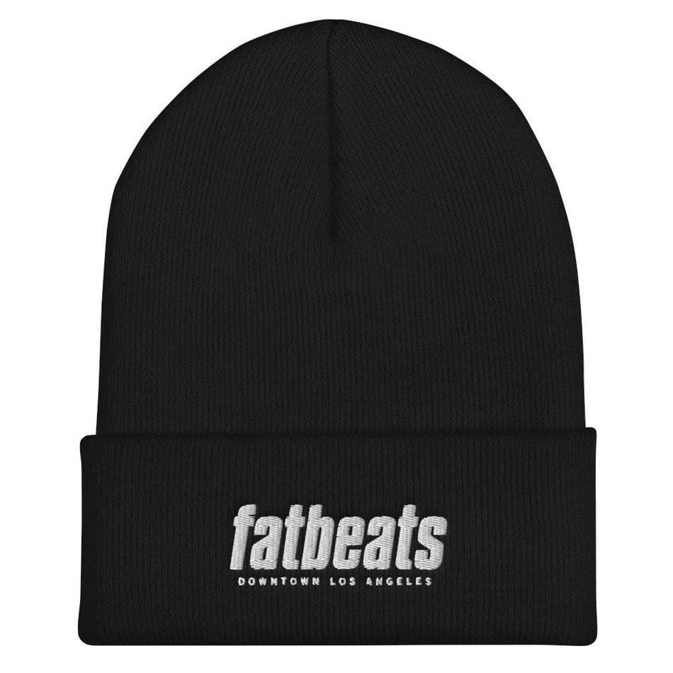 Fat Beats Cuffed Beanie Black Fat Beats