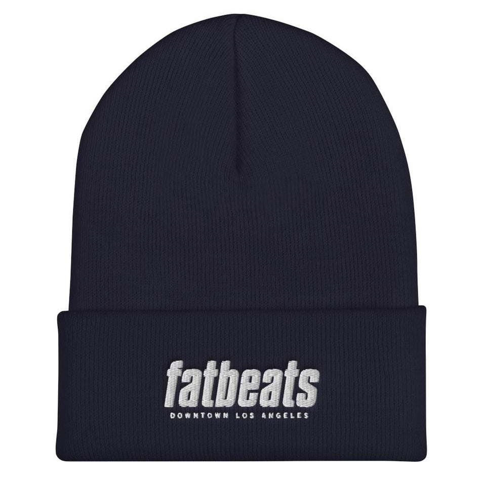 Fat Beats Cuffed Beanie Navy Fat Beats