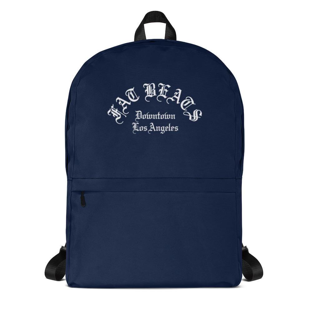 Fat Beats Navy Backpack Fat Beats