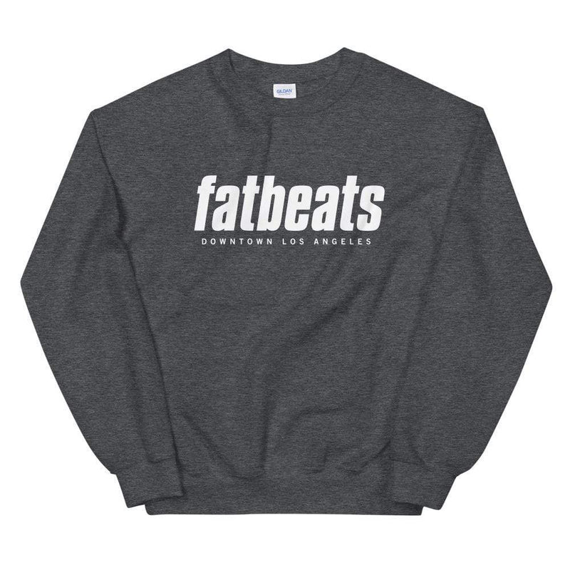 Fat Beats Unisex Sweatshirt Dark Heather / S Fat Beats