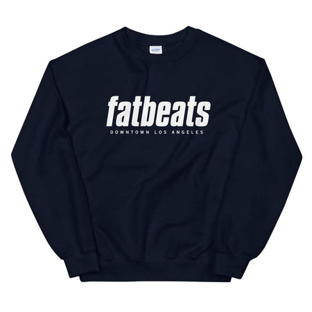 Fat Beats Unisex Sweatshirt Navy / S Fat Beats