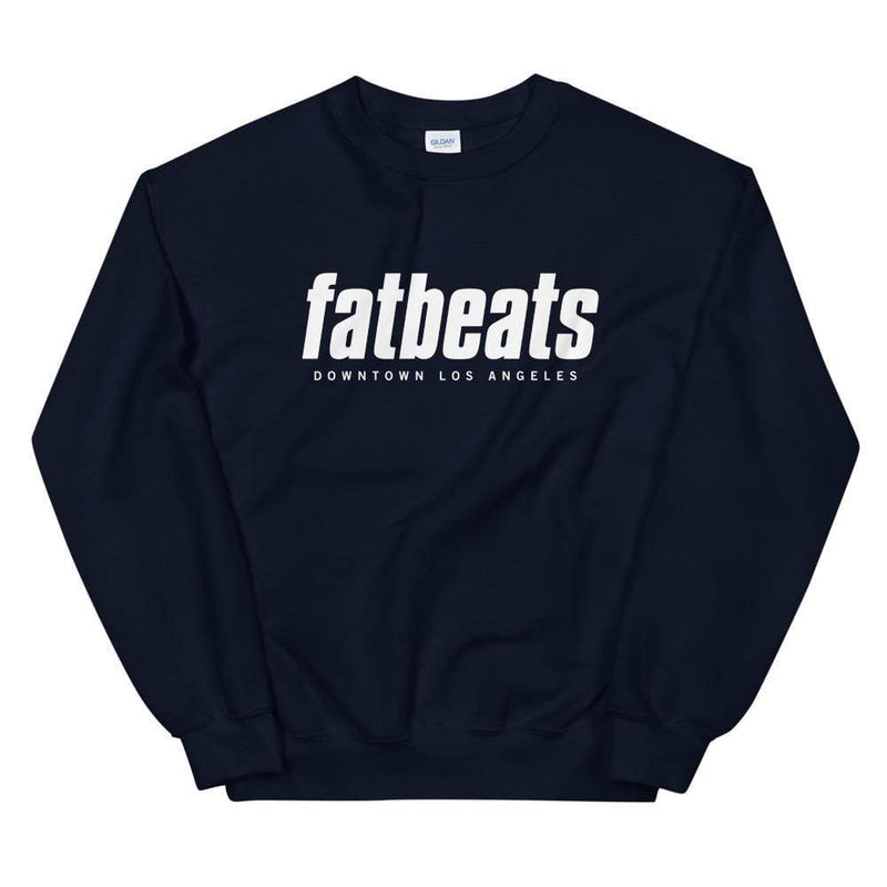 Fat Beats Unisex Sweatshirt Navy / S Fat Beats