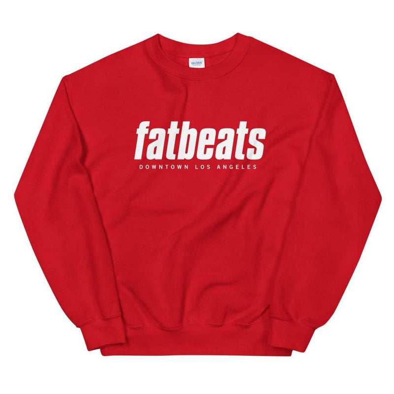 Fat Beats Unisex Sweatshirt Red / S Fat Beats