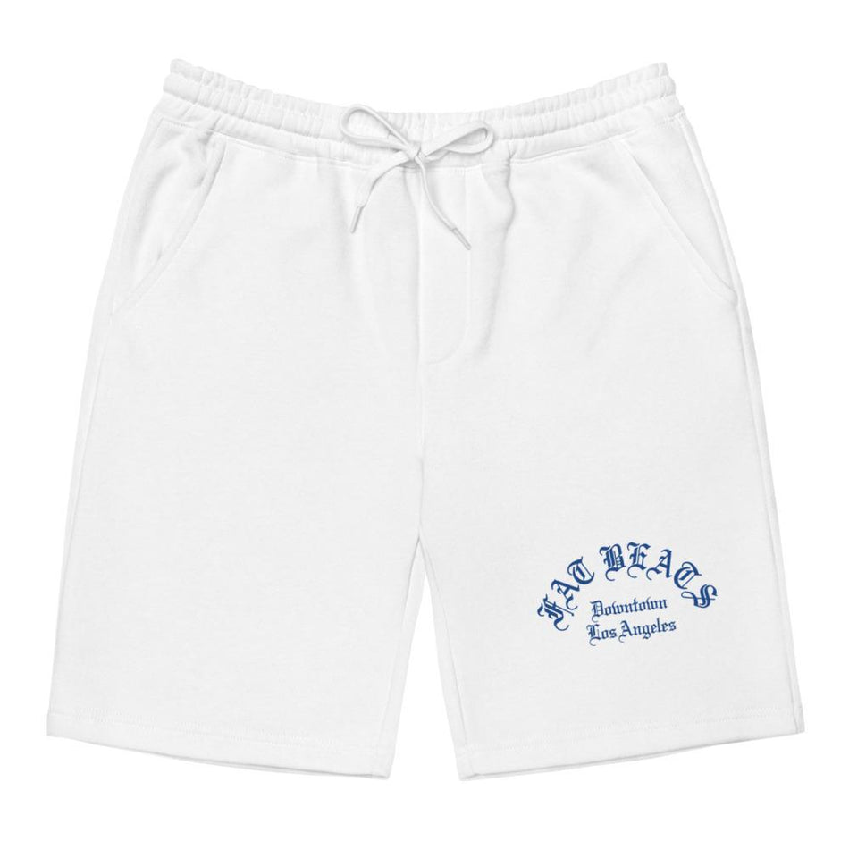Men's fleece shorts White / S Fat Beats