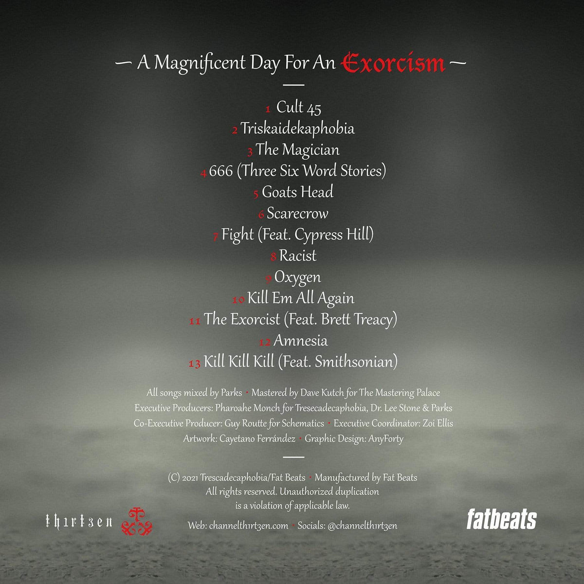 th1rt3en - A Magnificent Day For An Exorcism (LP) Fat Beats Records
