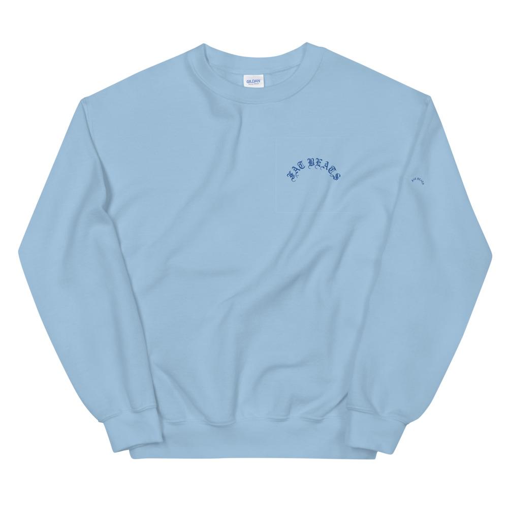 Unisex Sweatshirt Light Blue / S Fat Beats