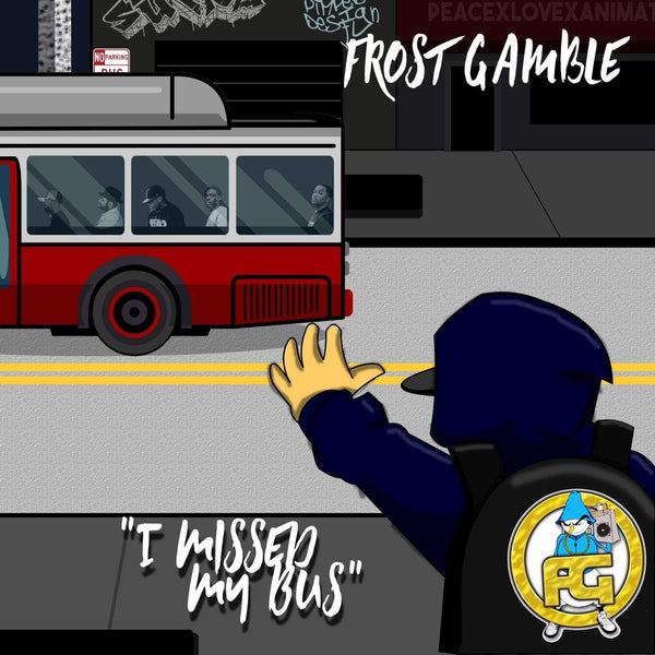 Frost Gamble - I Missed My Bus (LP - Grey Splatter Vinyl) Frost Gamble Productions
