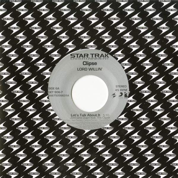 Clipse - Let's Talk About It/Gangsta Lean (7") Get On Down