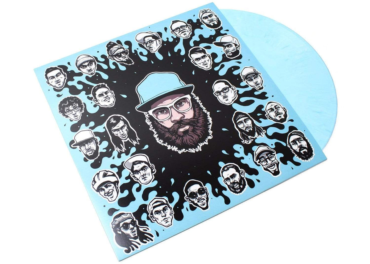 Dr. Dundiff & Friends - Dr. Dundiff & Friends (LP - Marbled Blue Vinyl + Download Card) Harvard House Studios