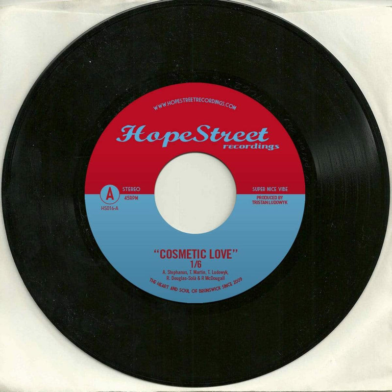 One Sixth - Cosmetic Love b/w The Public Opinion Six - Jappo (7'' + Download Card) Hope Street Recordings