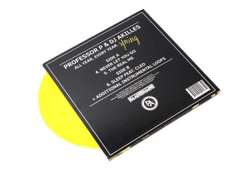 Professor P & DJ Akilles - All Year, Every Year: Spring (7" - Yellow Vinyl) Ill Adrenaline Records