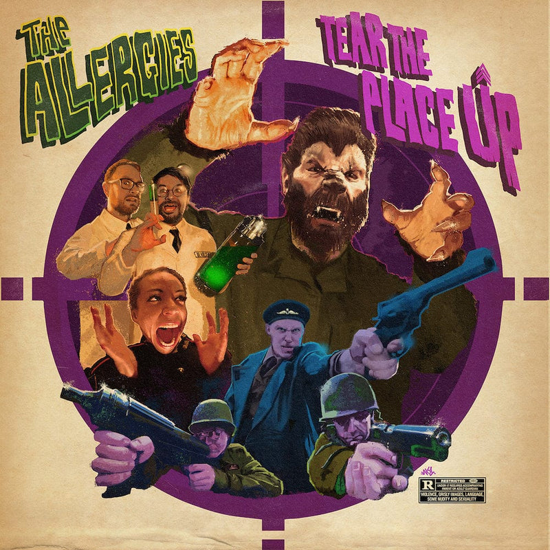 The Allergies - Tear The Place Up (LP, CD) Jalapeno Records