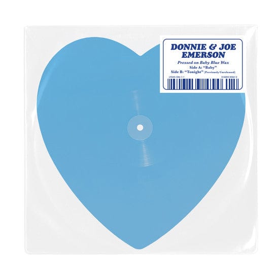 Donnie & Joe Emerson - Baby b/w Tonight (7" Heart Shaped Vinyl) Light In The Attic