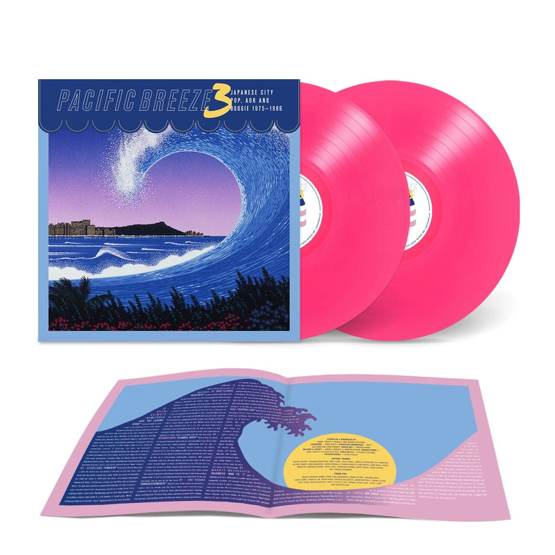V/A - Pacific Breeze Volume 3: Japanese City Pop, AOR & Boogie 1975-1987 (2XLP, CS, CD) LP - Pink Vinyl Light In The Attic