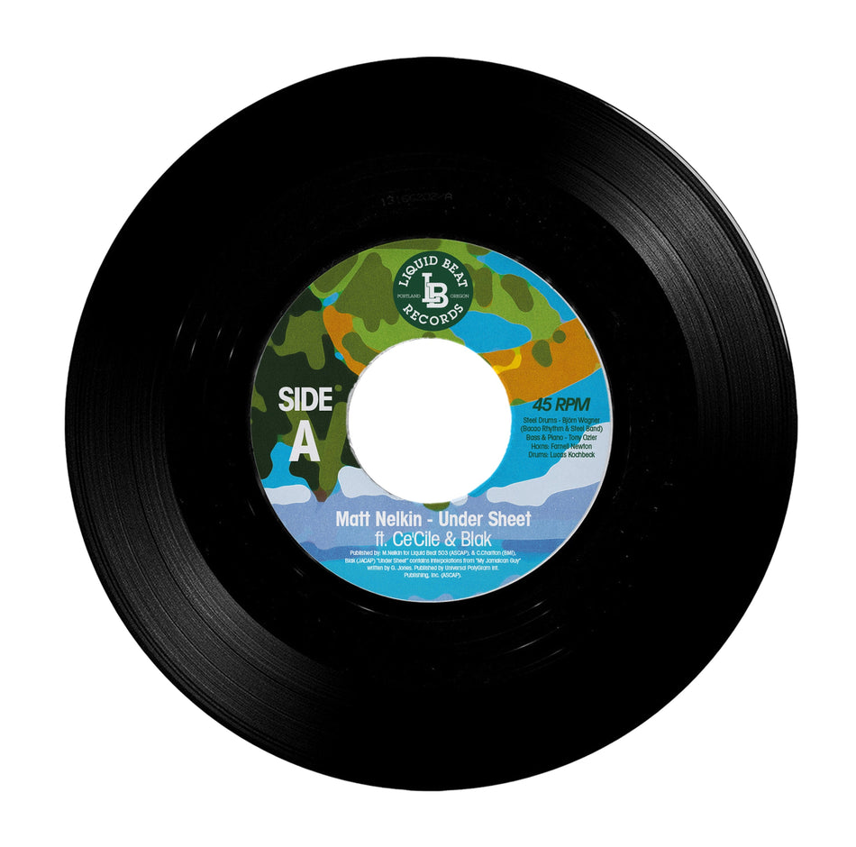 Matt Nelkin - Under Sheet (feat. Ce'Cile & Blak) (7") Liquid Beat Records