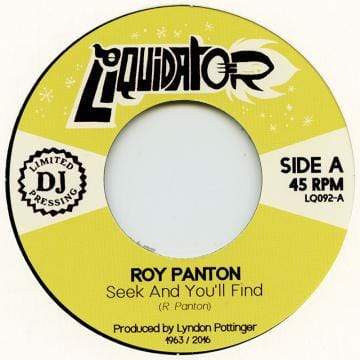 Roy Panton - Seek & You'll Find (7") Liquidator Music
