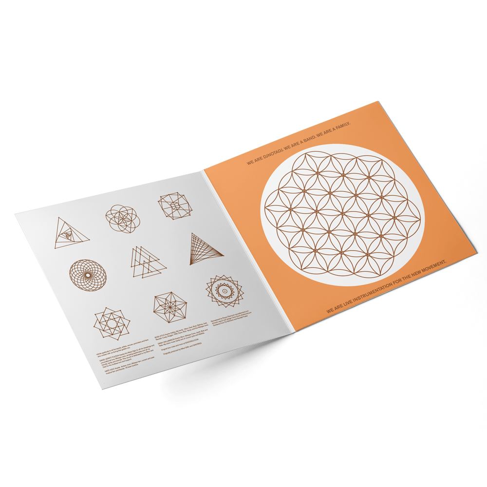 DJNOTADJ - Deep Roots In Shallow Ground (2xLP - Orange Vinyl) Mixtape Meditation Records