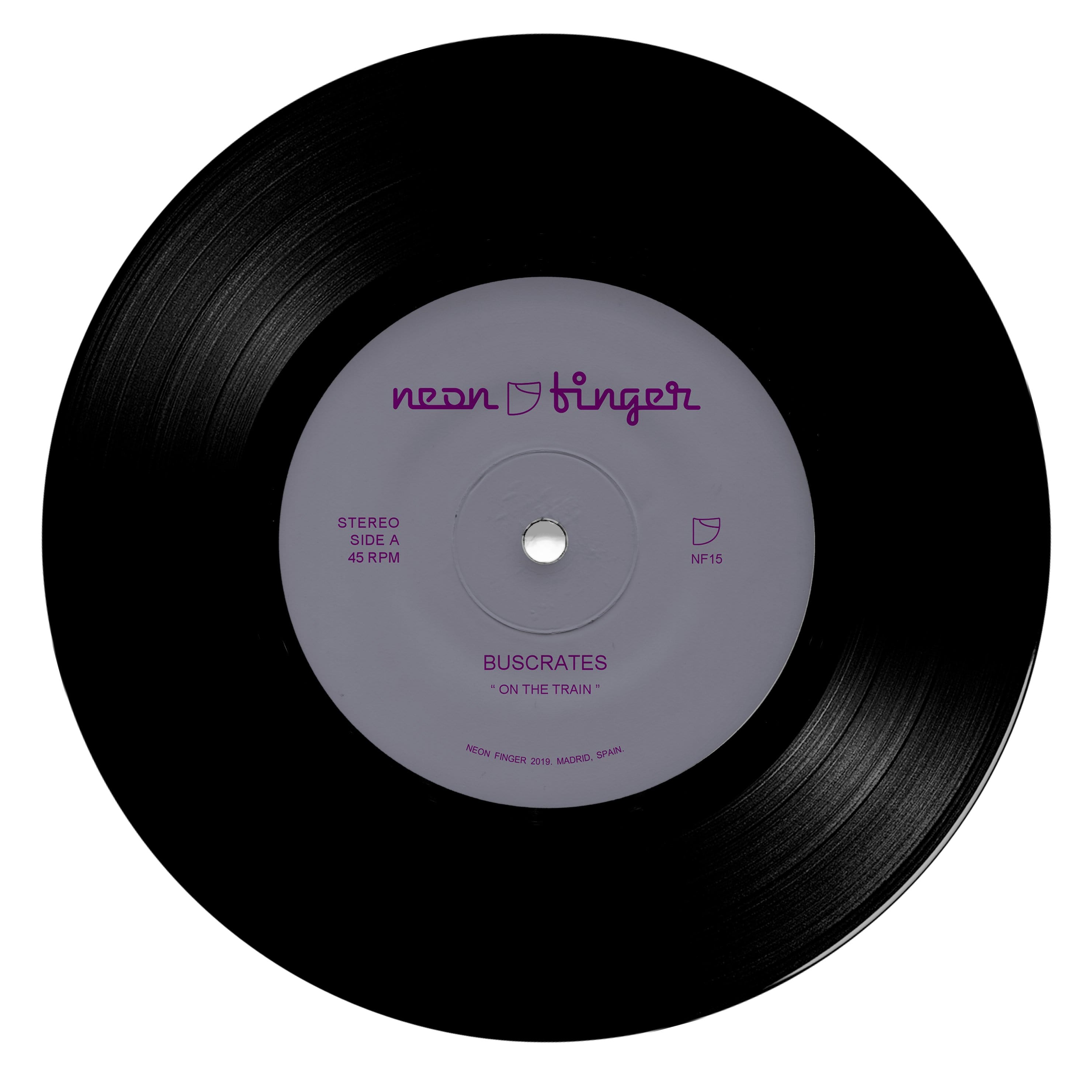 Buscrates - On The Train b/w Just Get Down (7") Neon Finger