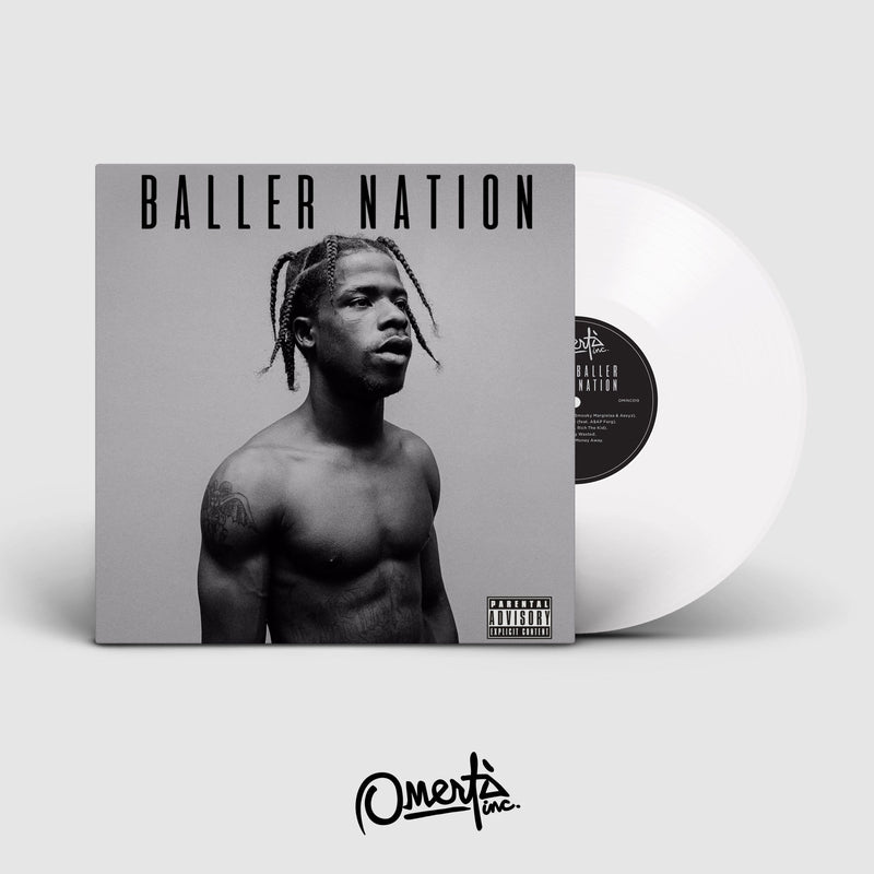 Marty Baller - Baller Nation (LP - 180 Gram Cocaine White Vinyl) Omerta, Inc.