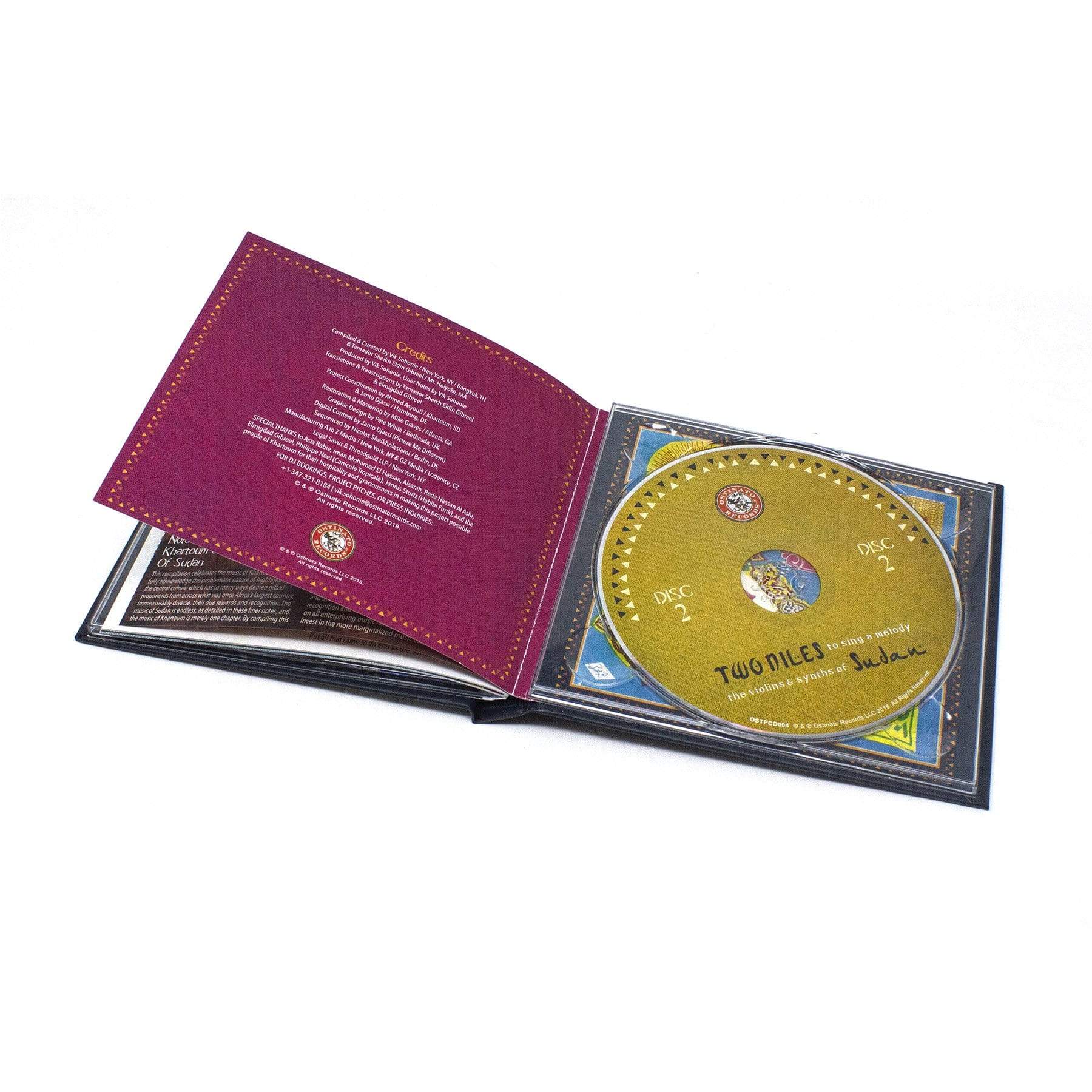 Various Artists - Two Niles to Sing a Melody: The Violins & Synths of Sudan (2xCD) Ostinato Records