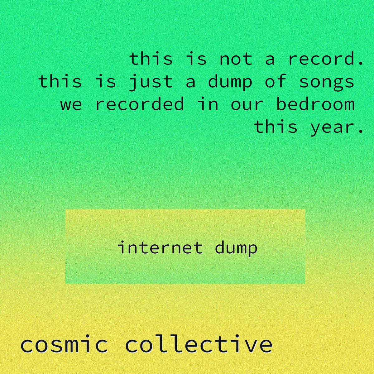 Cosmic Collective - Internet Dump (Cassette) Rarebreed