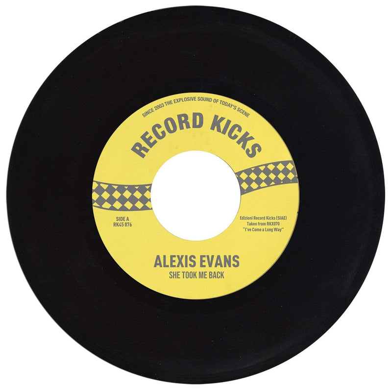 Alexis Evans - She Took Me Back b/w It's All Over Now (7") Record Kicks