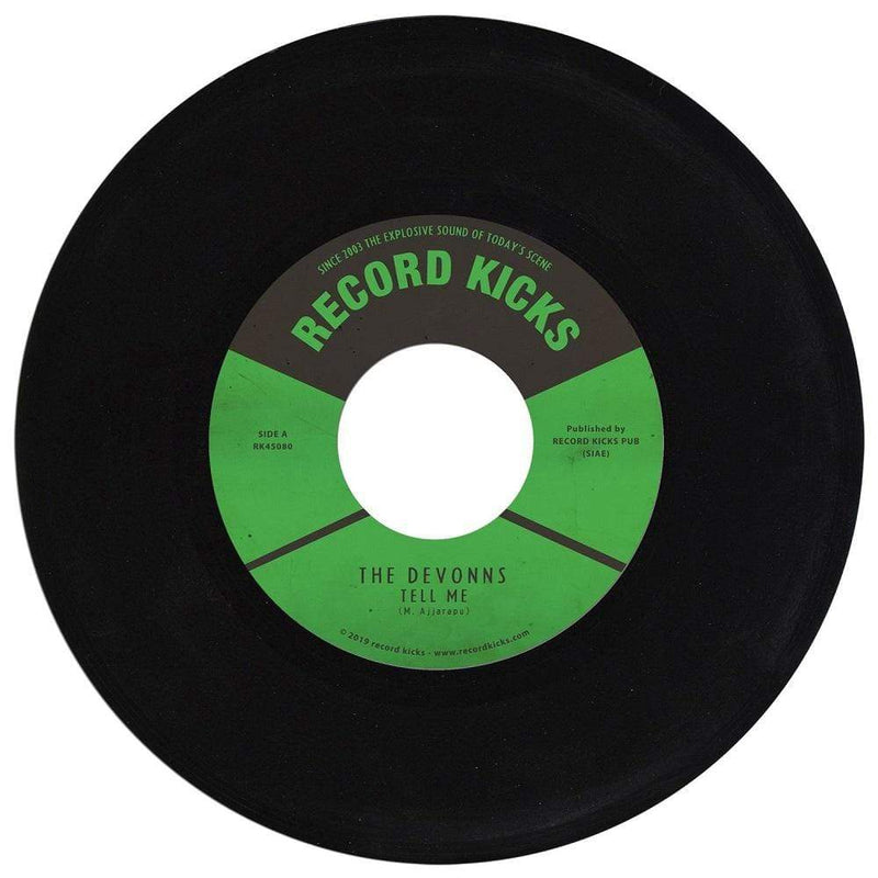 The Devonns - Tell Me b/w Tell Me (Instrumental) (7") Record Kicks