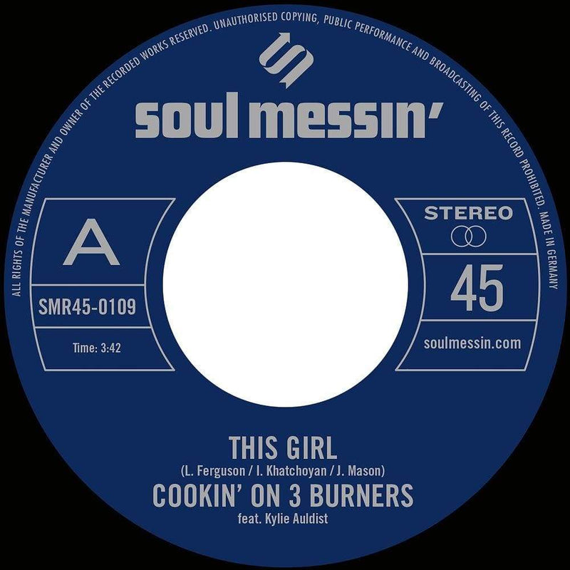 Cookin' On 3 Burners - This Girl b/w Four 'N Twenty (7") Soul Messin' Records
