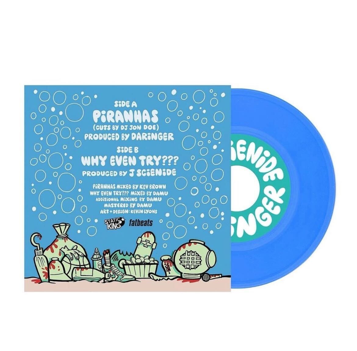 J Scienide & Daringer - Piranhas (7") Static King