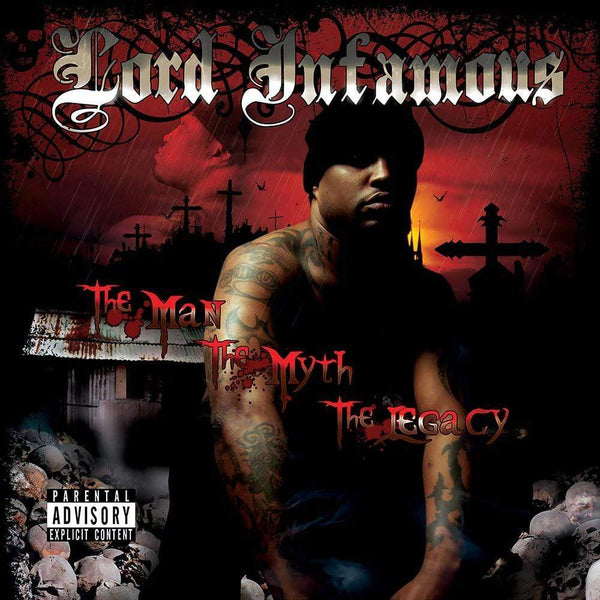 Lord Infamous - The Man, The Myth, The Legacy (2xLP - Blue Vinyl - Fat Beats Exclusive) Super Villain Records