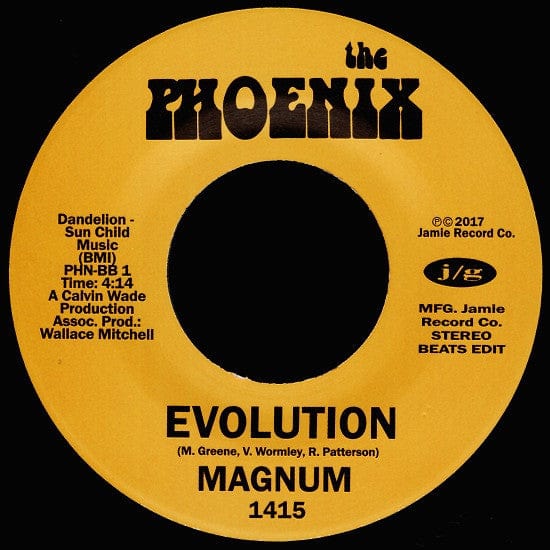 Magnum - Evolution (Beats Edit) b/w It's The Music That Makes Us Do It The Phoenix