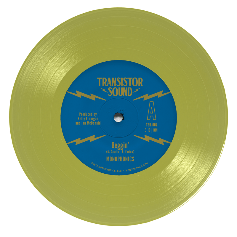 Monophonics - Beggin' b/w Beggin' Instrumental (7" - Lemonade Colored Vinyl) Transistor Sound