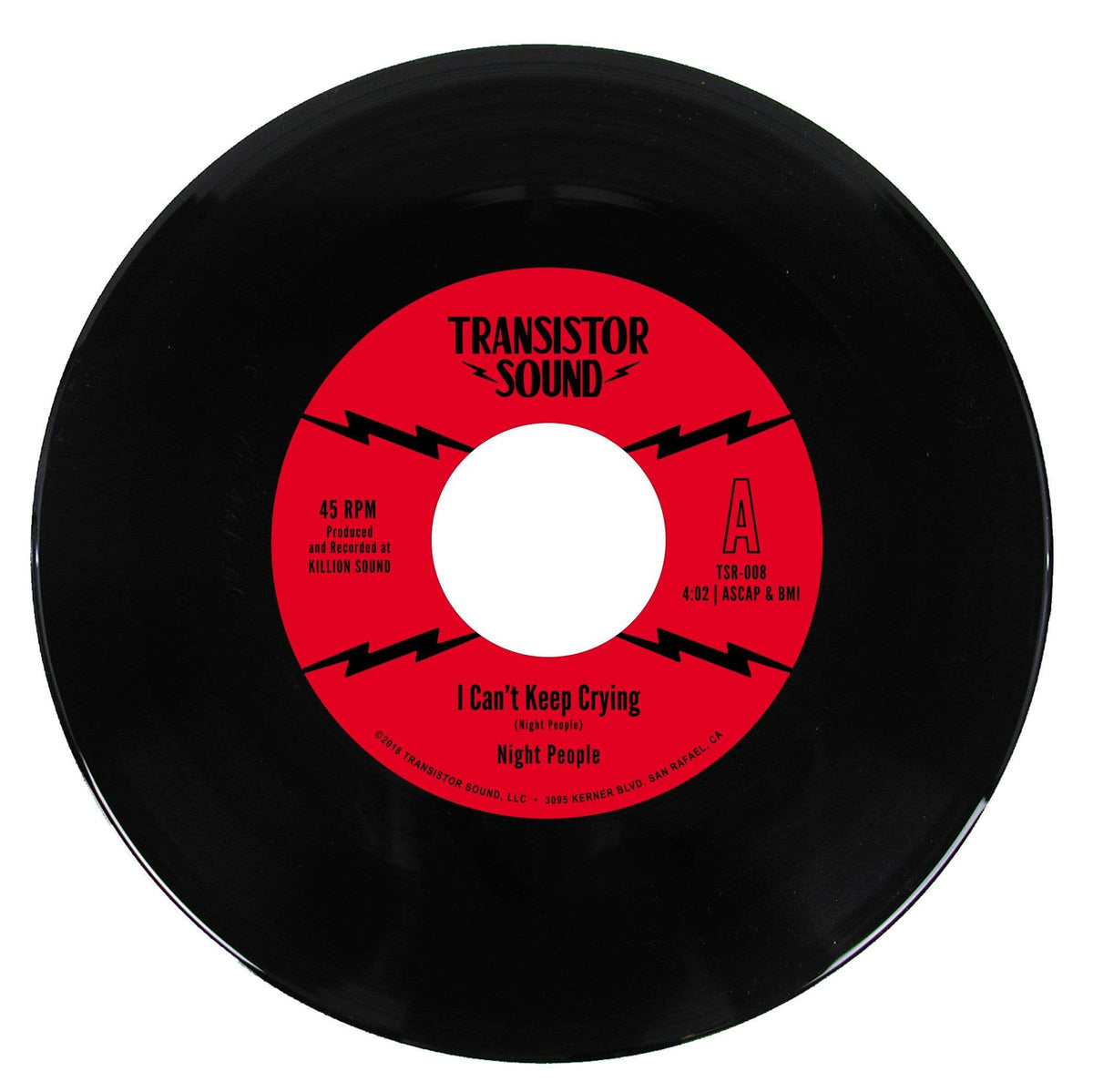 Night People - I Can't Keep Crying b/w Instrumental (7") Transistor Sound