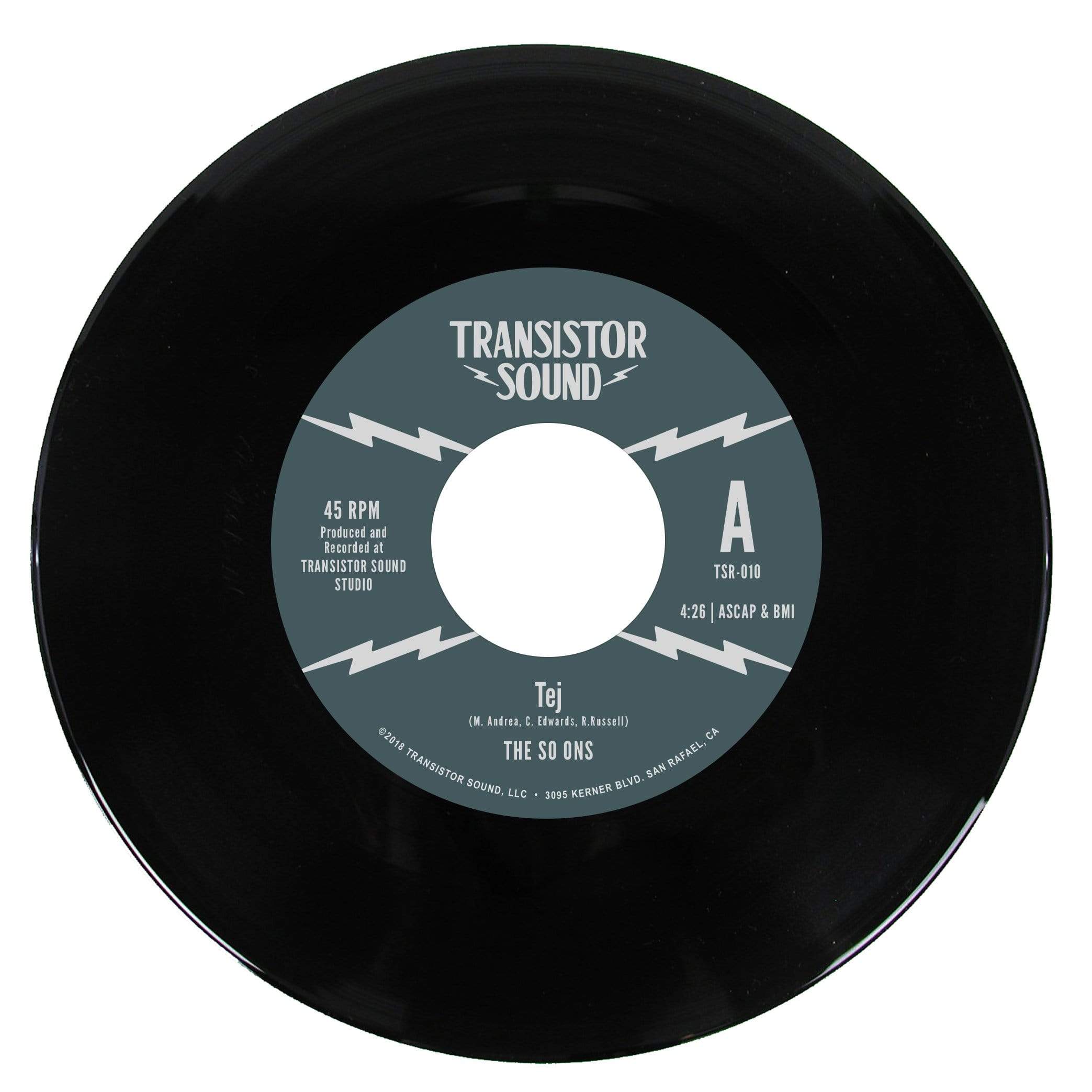 The So Ons - Tej b/w Short Shrift (7") Transistor Sound