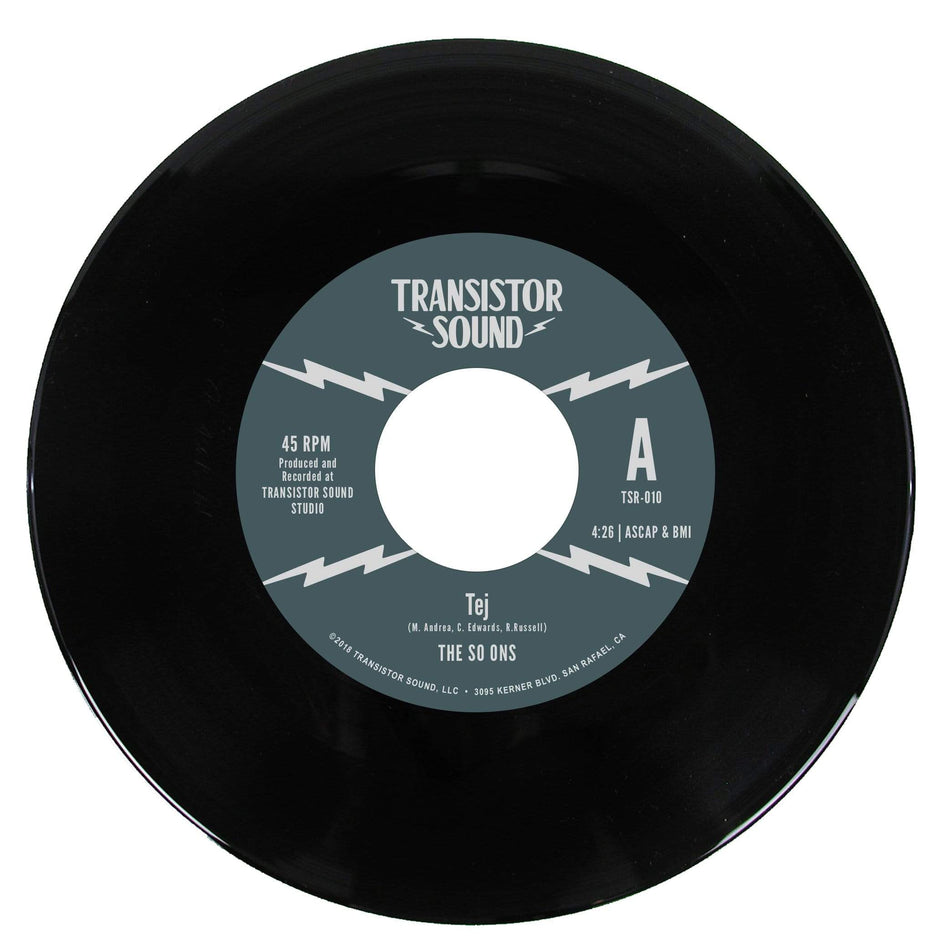 The So Ons - Tej b/w Short Shrift (7") Transistor Sound