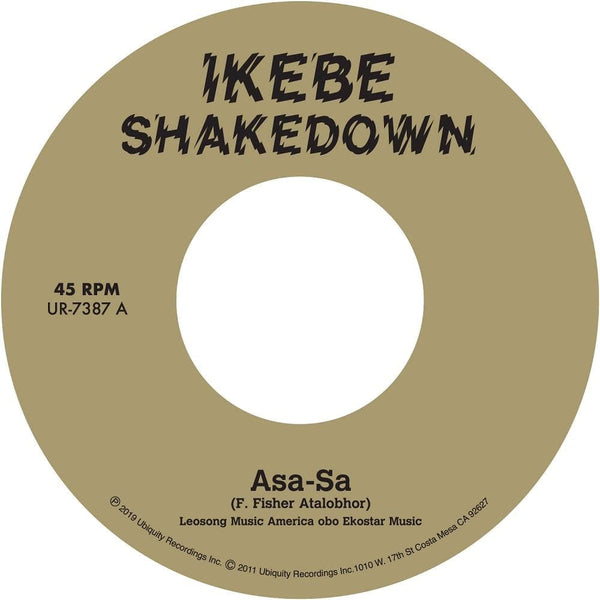 Ikebe Shakedown - Asa-Sa b/w Pepper (7") Ubiquity Recordings
